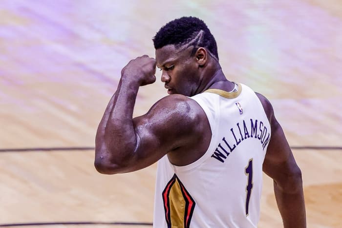 New Orleans Pelicans forward Zion Williamson (1)